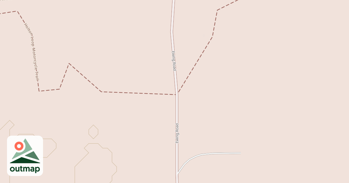 Map of Holton Motorcycle Trail