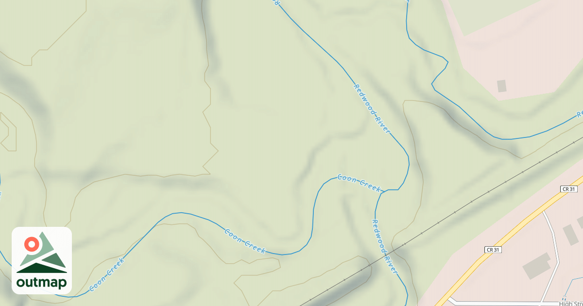 Map of Shady Oaks Native Prairie Adventure Trails