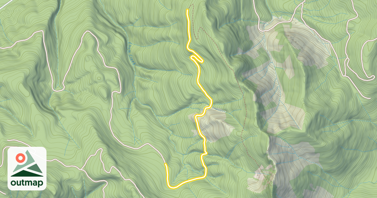 Map of Finney Peak 616