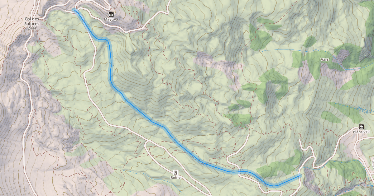 Map preview of Les Cabrettes
