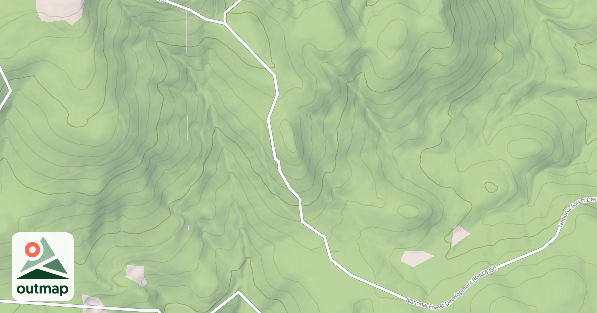Map of INDIANA MINE RD