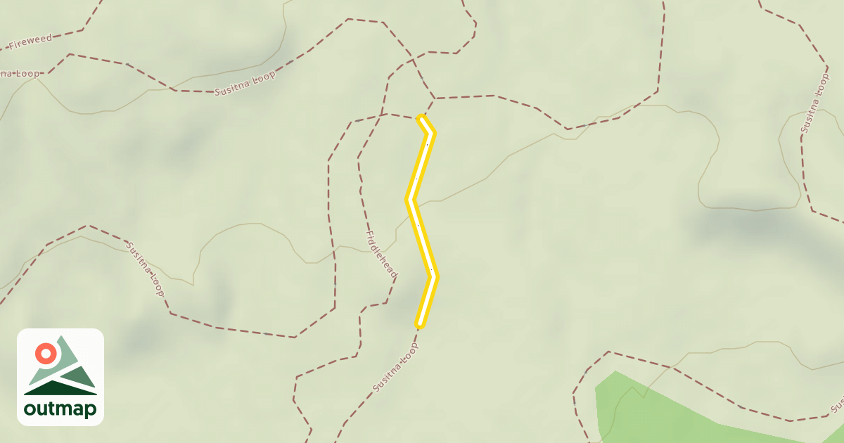 Map of Susitna Loop