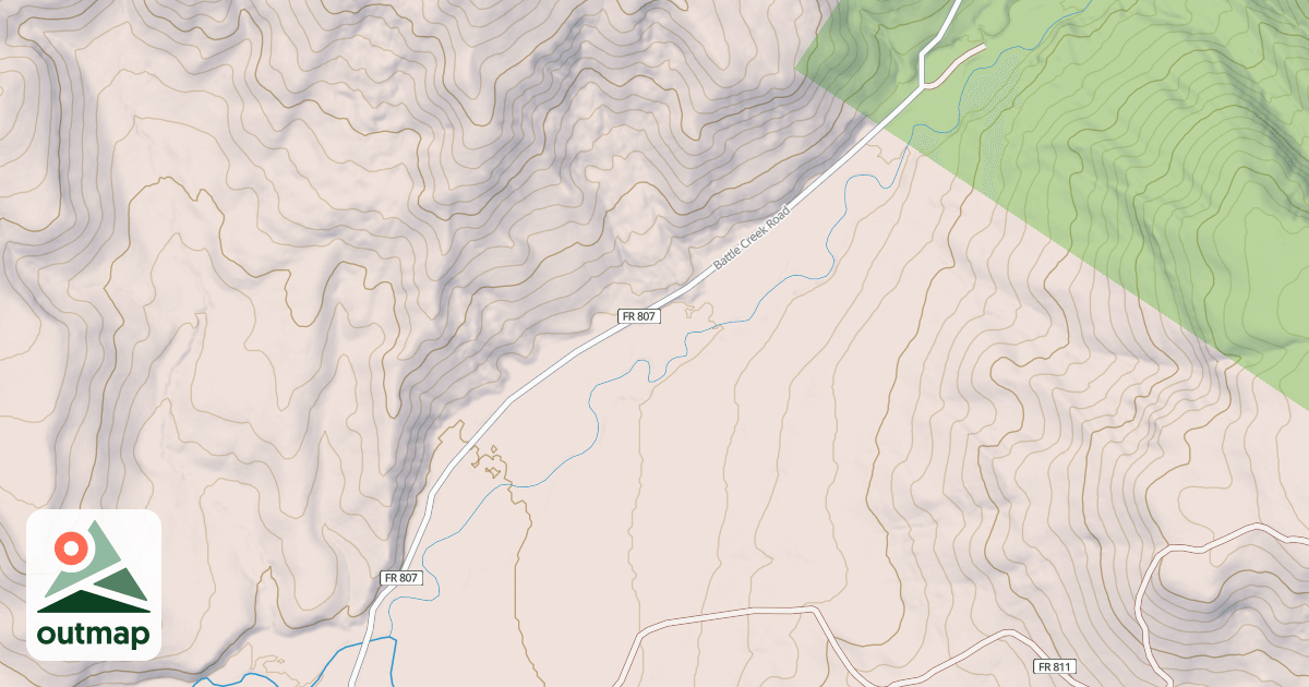Map of BATTLE CREEK