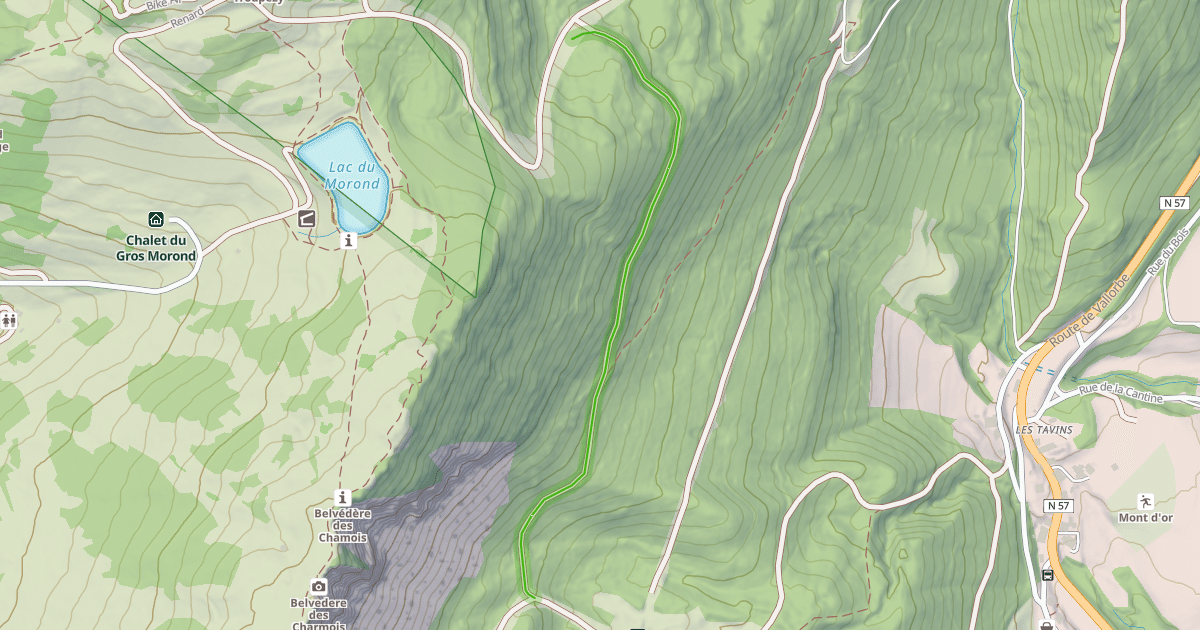 Map preview of Raccourcie