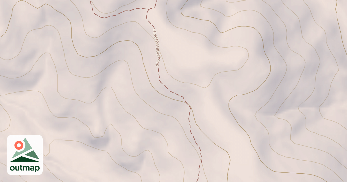 Map of Hidden Valley Loop