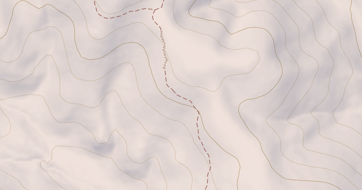 Map preview of Hidden Valley Loop