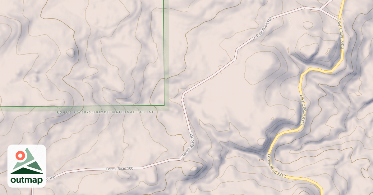 Map of FROG LAKE