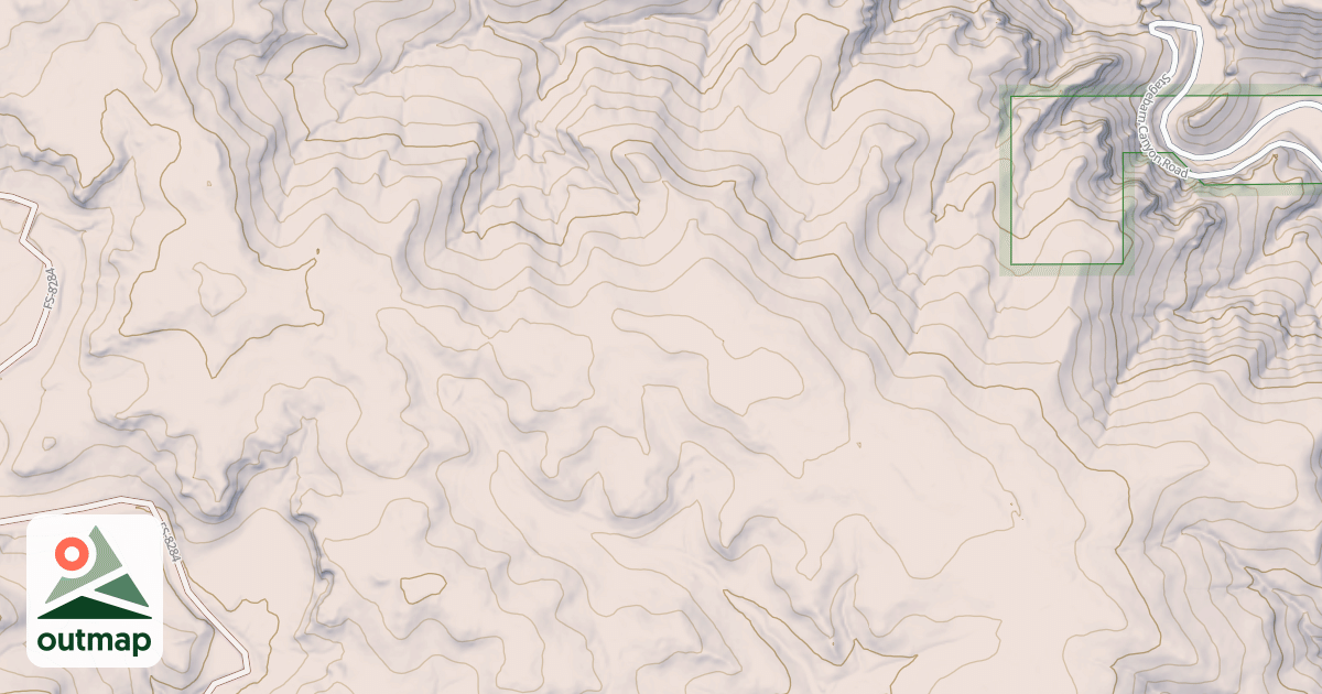 Map of USFS Motor Vehicle Use Map Trails 8489