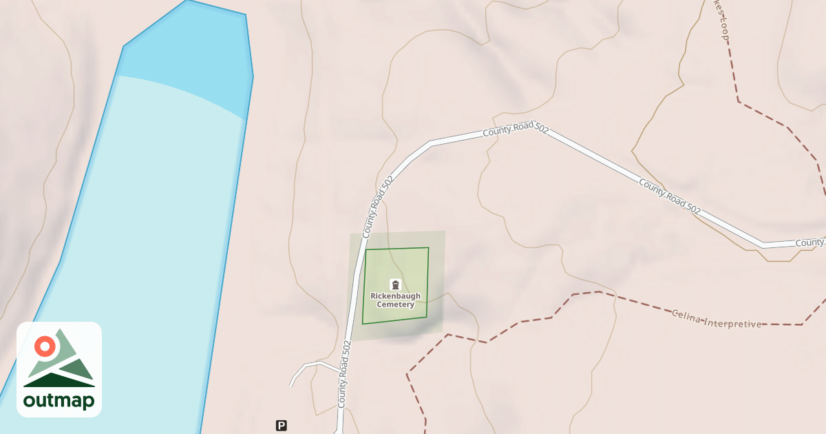Map of RICKENBAUGH CEMETERY
