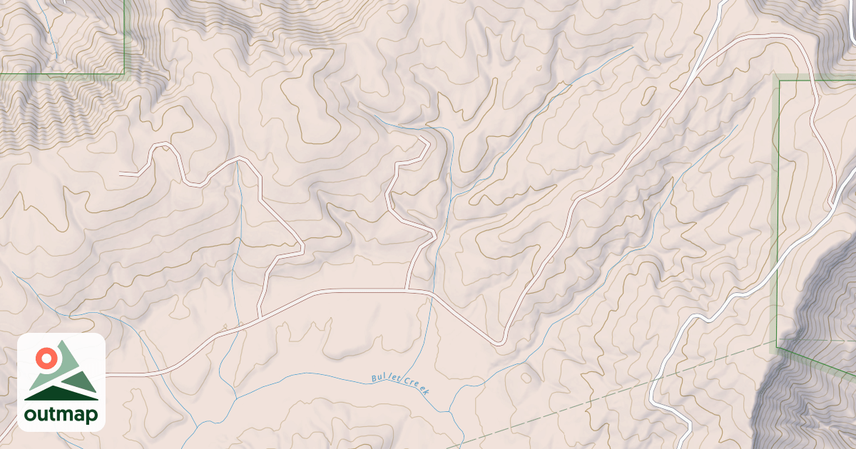 Map of STARR MTN.