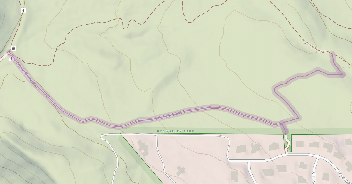 Map preview of Winding Woods