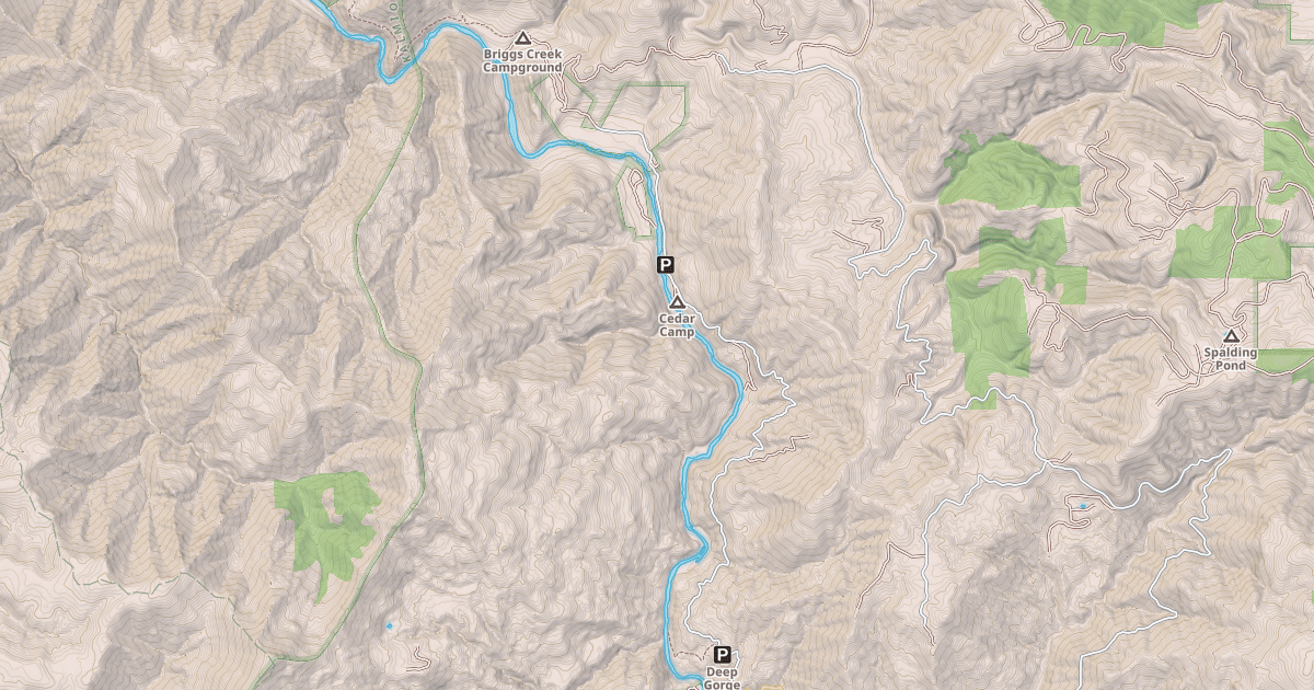 Map preview of ILLINOIS RIVER