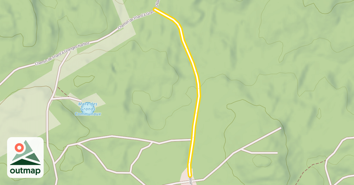 Map of Chemin des Grands Communaux