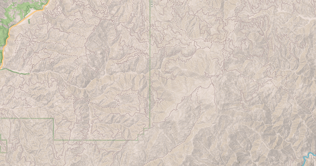 Map preview of COTTONWOOD-BANNOCK CREEK