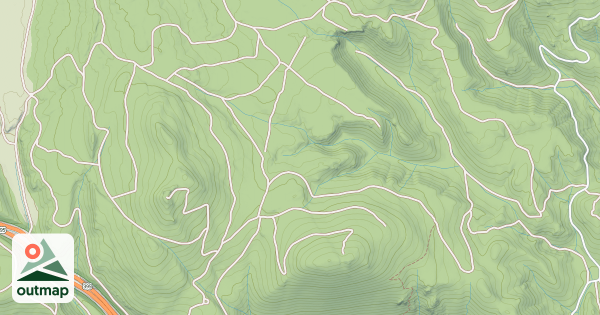 Map of ALPERS CANYON