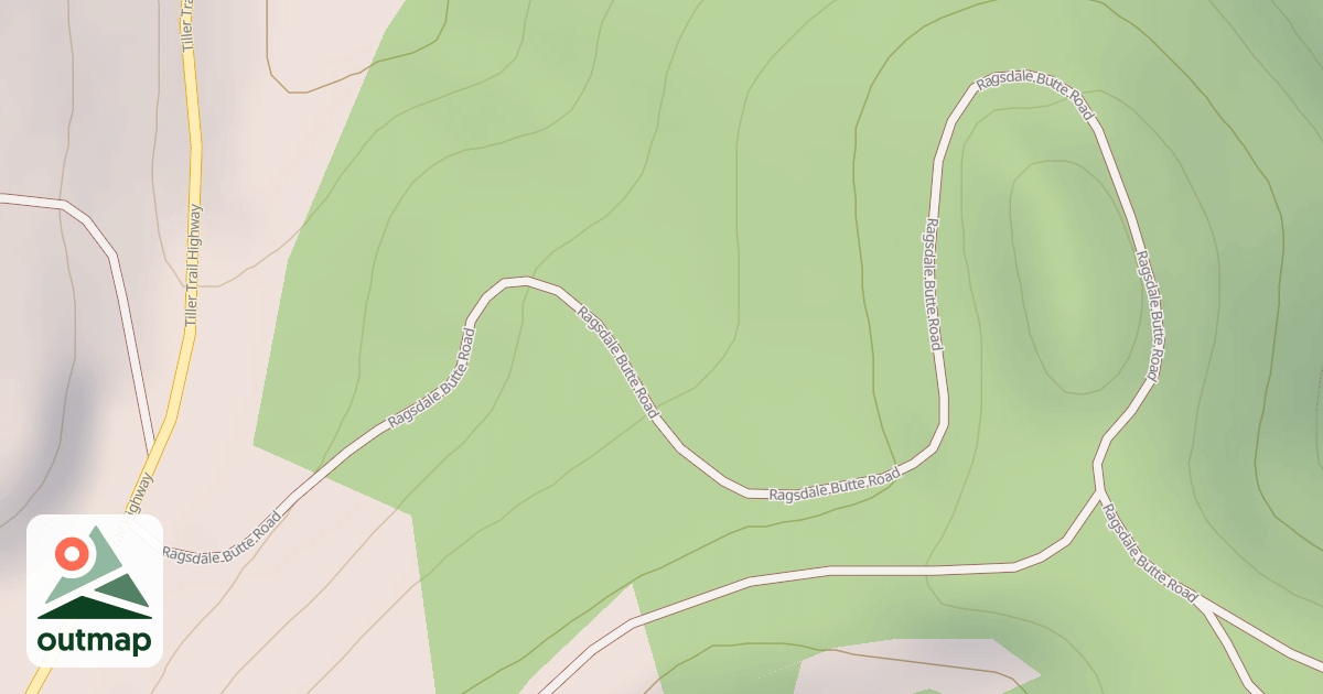 Map of RAGSDALE BUTTE