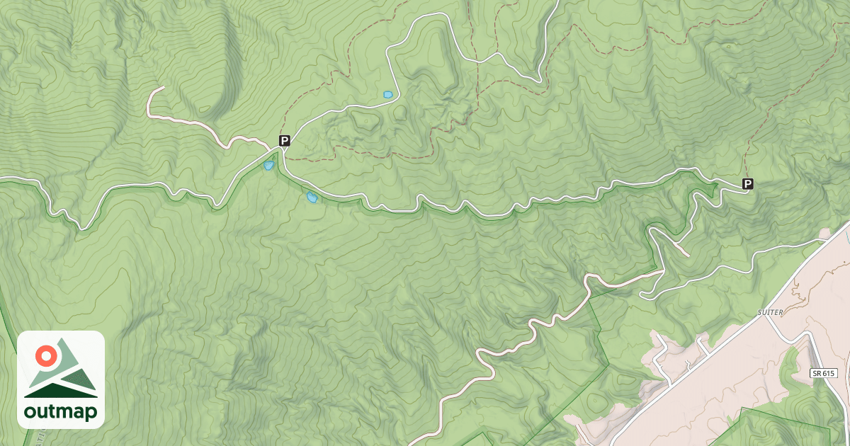 Map of GARDEN MOUNTAIN