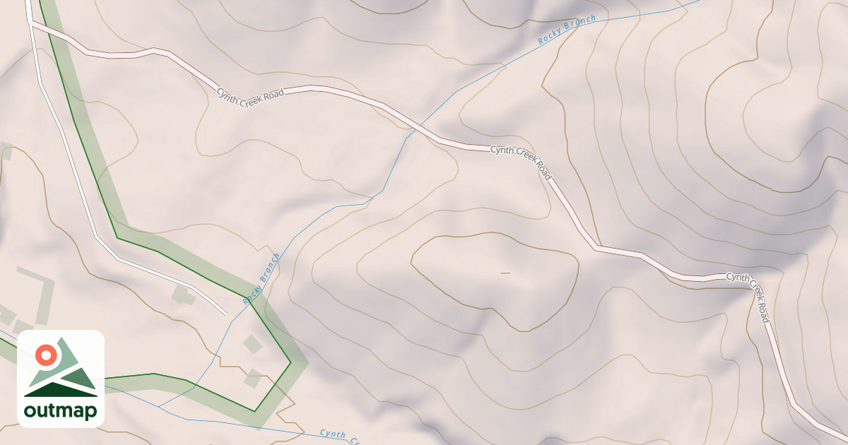 Map of CYNTH CREEK