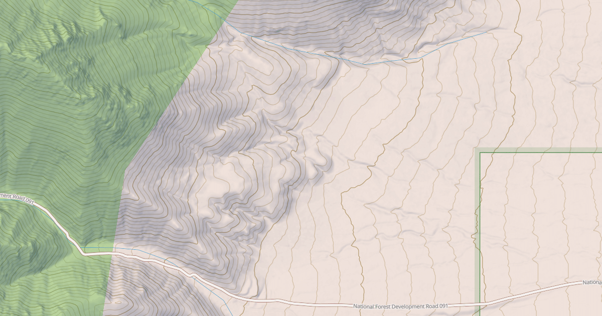 Map preview of GRAVEL PIT SPUR
