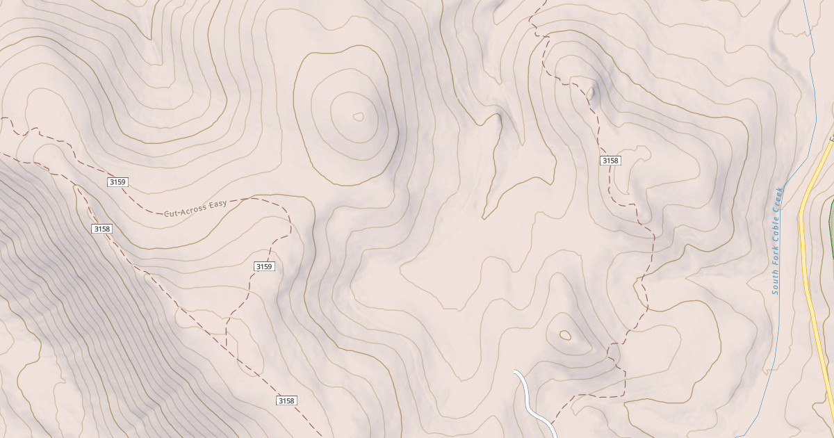 Map preview of USFS Motor Vehicle Use Map Roads {AFF07AAC-5BCE-4C76-AC32-F4F1D3AD9483}