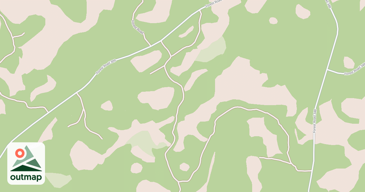 Map of USFS National Forest System Roads {013D516F-B6A2-4893-BA05-D651055FA205}