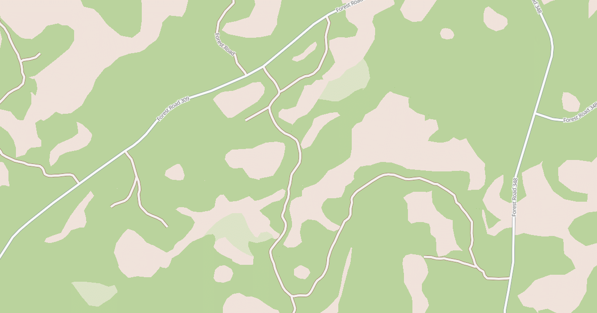 Map preview of USFS National Forest System Roads {013D516F-B6A2-4893-BA05-D651055FA205}