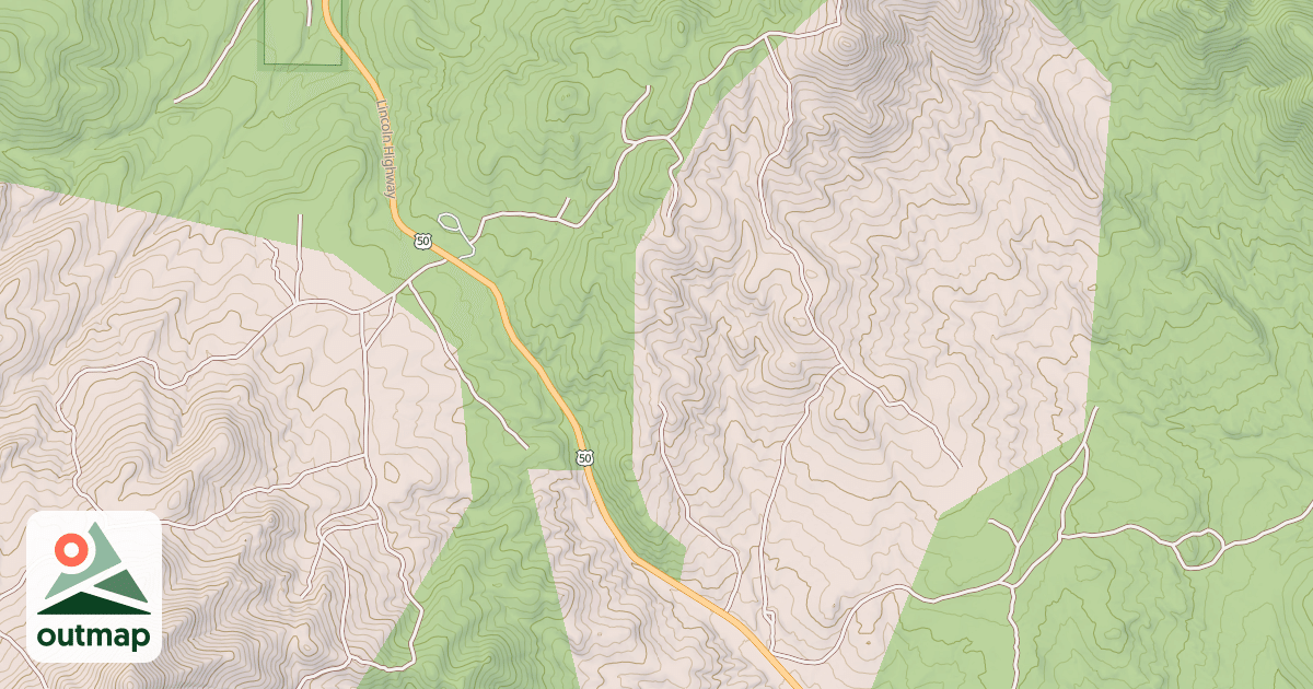 Map of BLACKBIRD SPRING LOOP