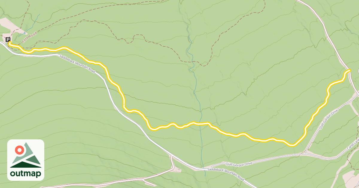 Map of Larry Hall Trail
