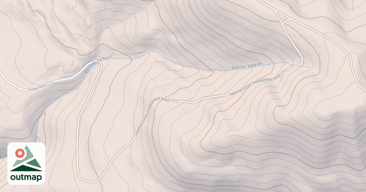 Map of MUD LAKE