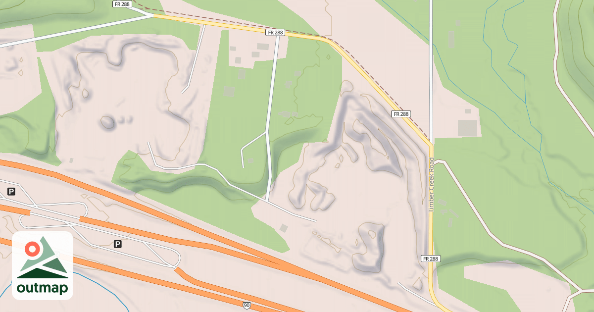 Map of PACKER CREEK