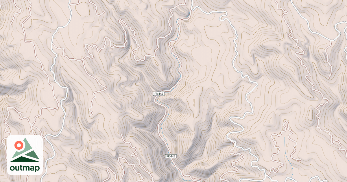 Map of CANYON CREEK