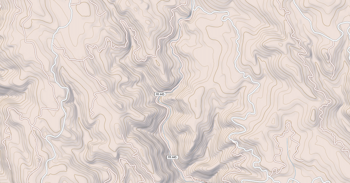 Map preview of CANYON CREEK