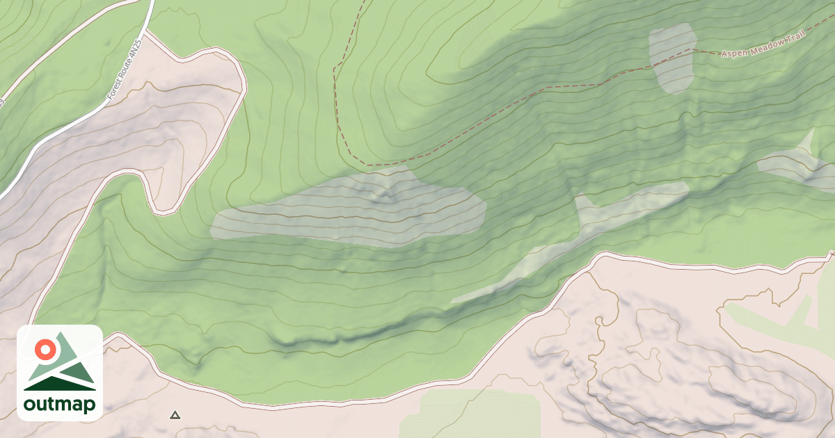 Map of BELL MEADOW