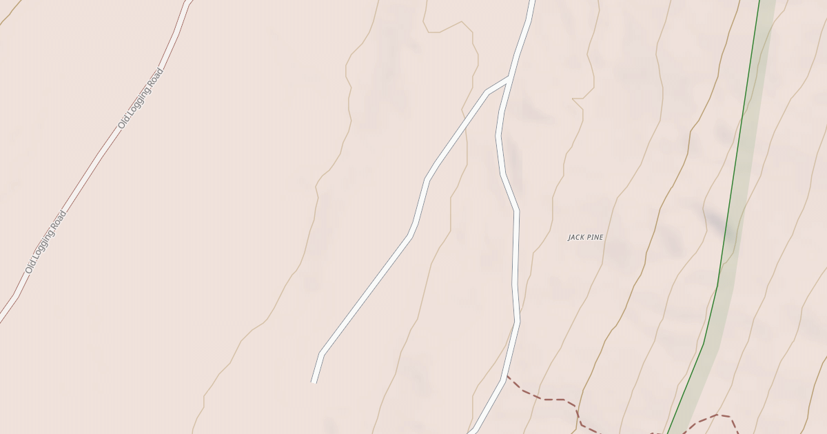 Map preview of JACK PINE SUMMER HOMES SPUR A