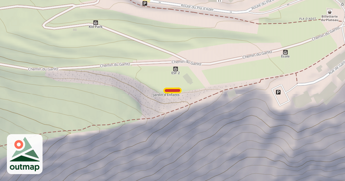 Map of Jardin d'Enfants