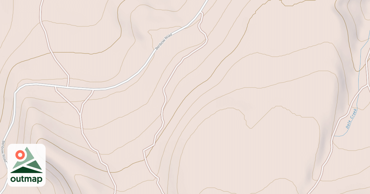 Map of LITTLE ROCKY CREEK