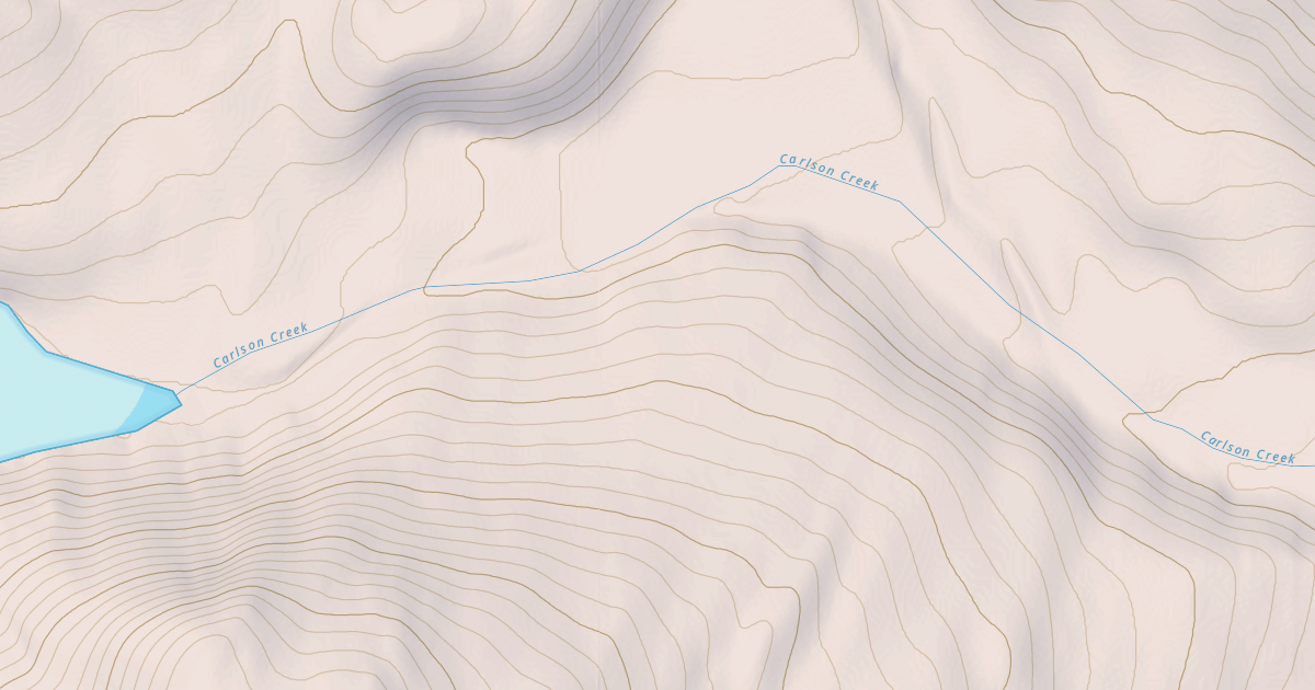 Map preview of carlson creek/lake