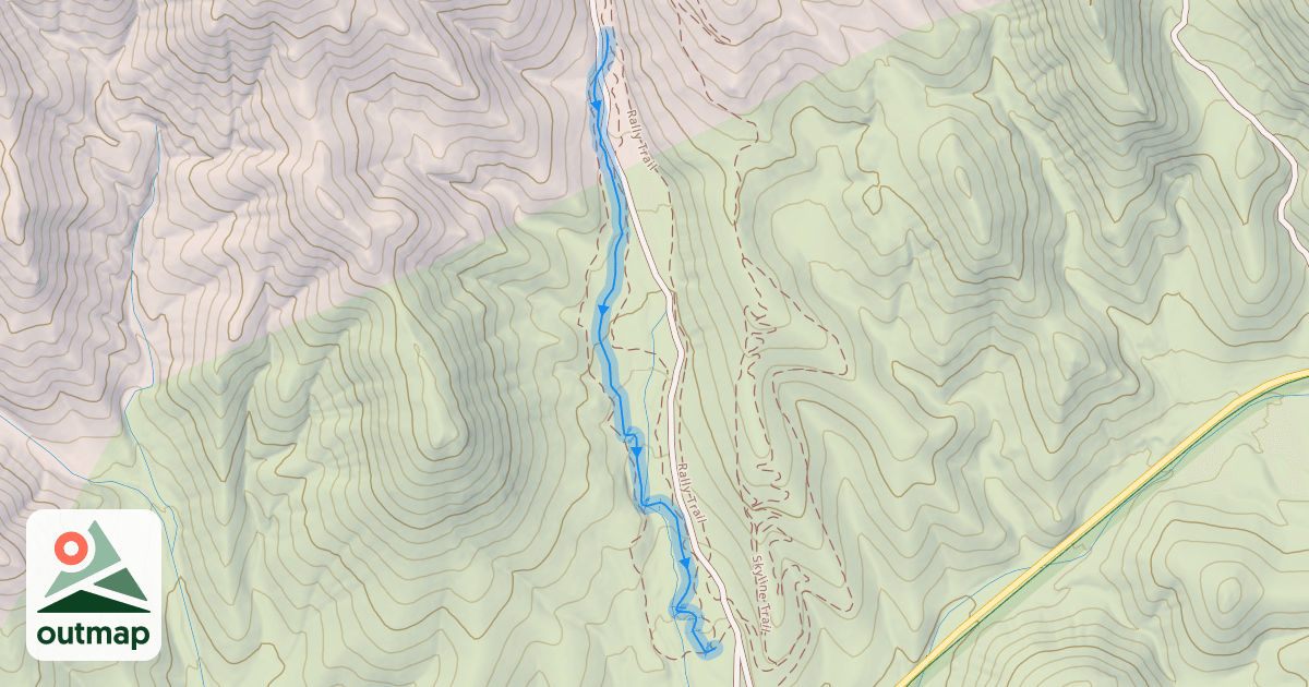 Map of Ninja Trail