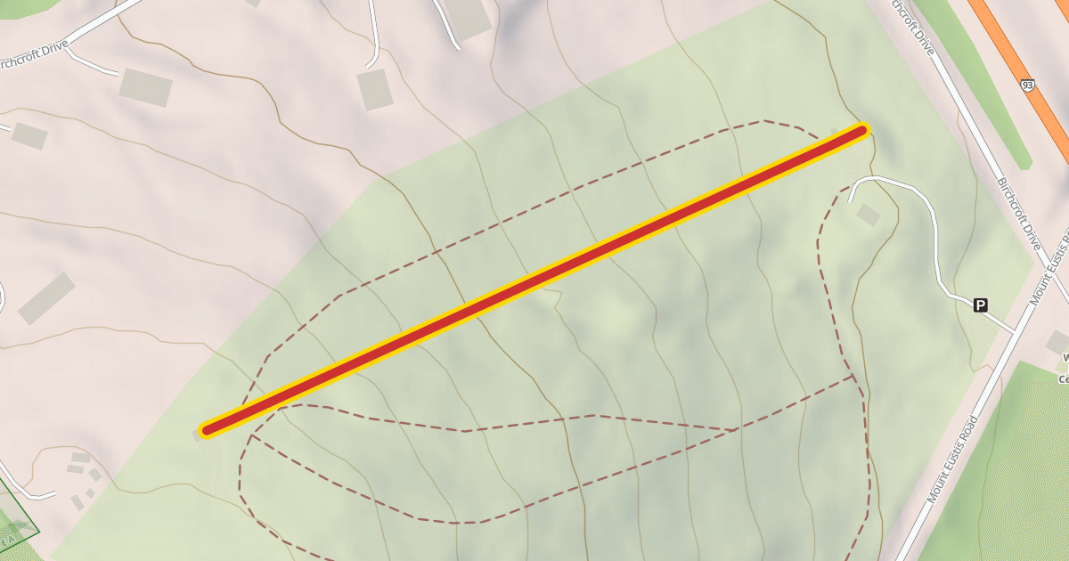Map preview of Mt. Eustis Rope Tow