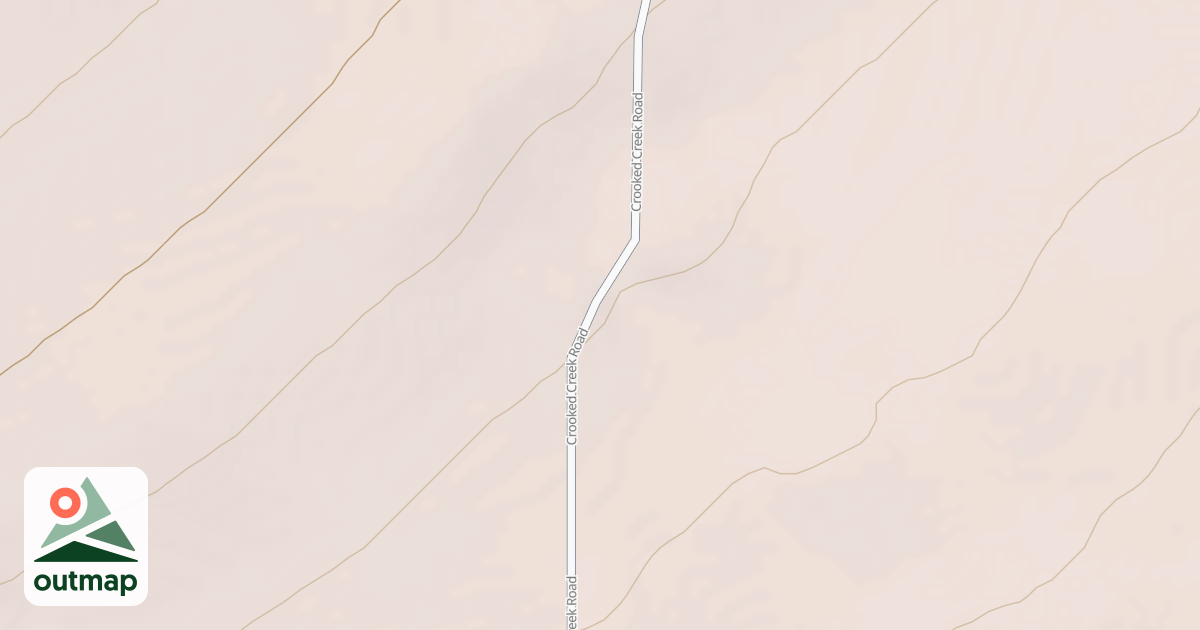Map of Crooked Creek Road