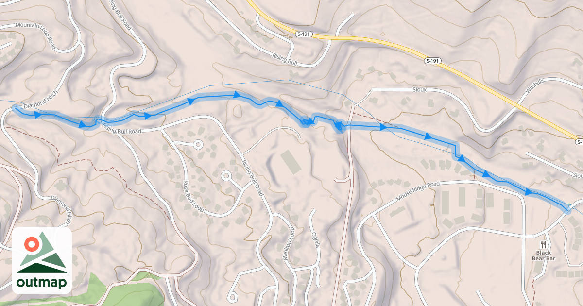 Map of Otter Slide