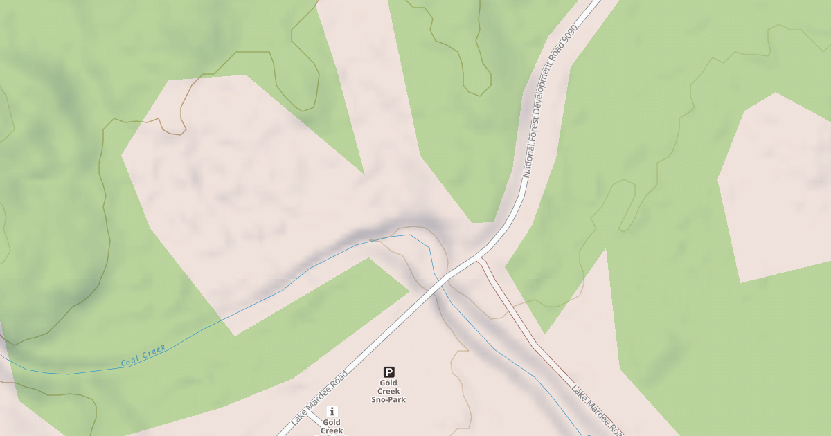 Map preview of KENDALL PEAK LAKES RD