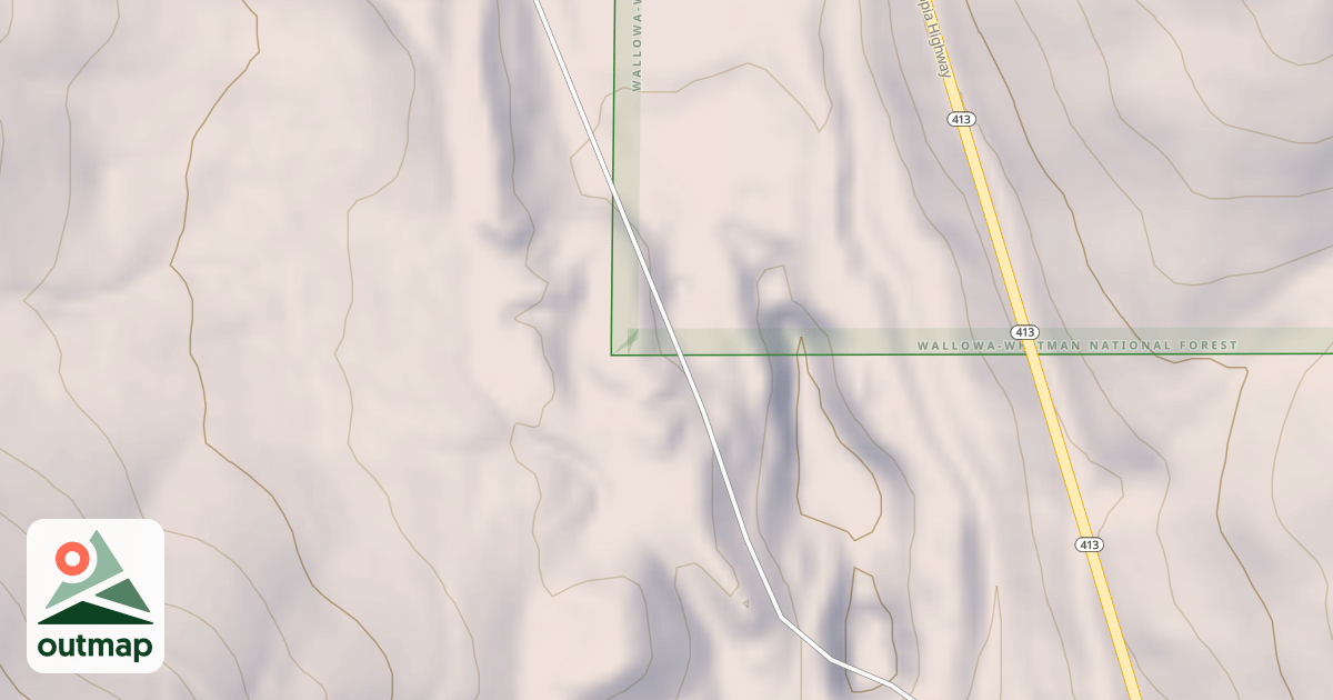 Map of USFS National Forest System Roads {7F53A4D0-C732-4843-ACD6-99DC8F5D959F}