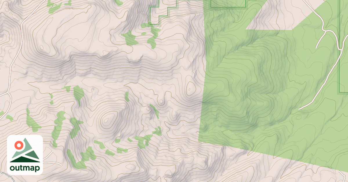 Map of CATHILL CANYON