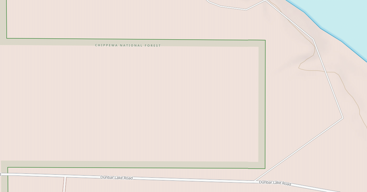Map preview of DUNBAR LAKE SPUR BA