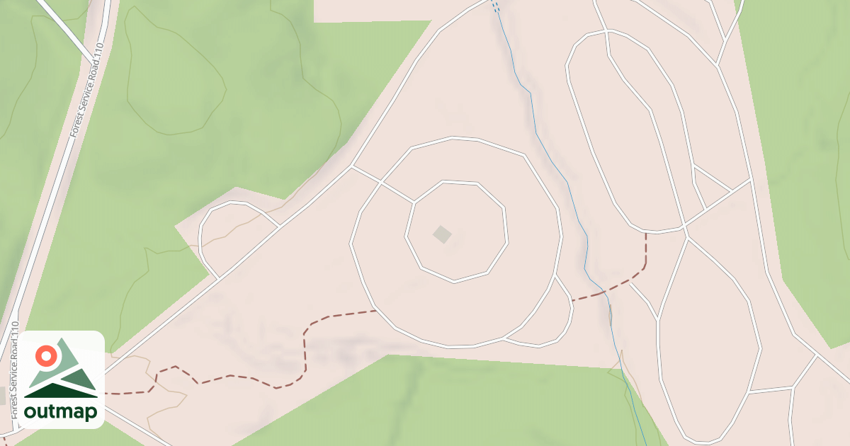 Map of H.F. AREA T ACCESS