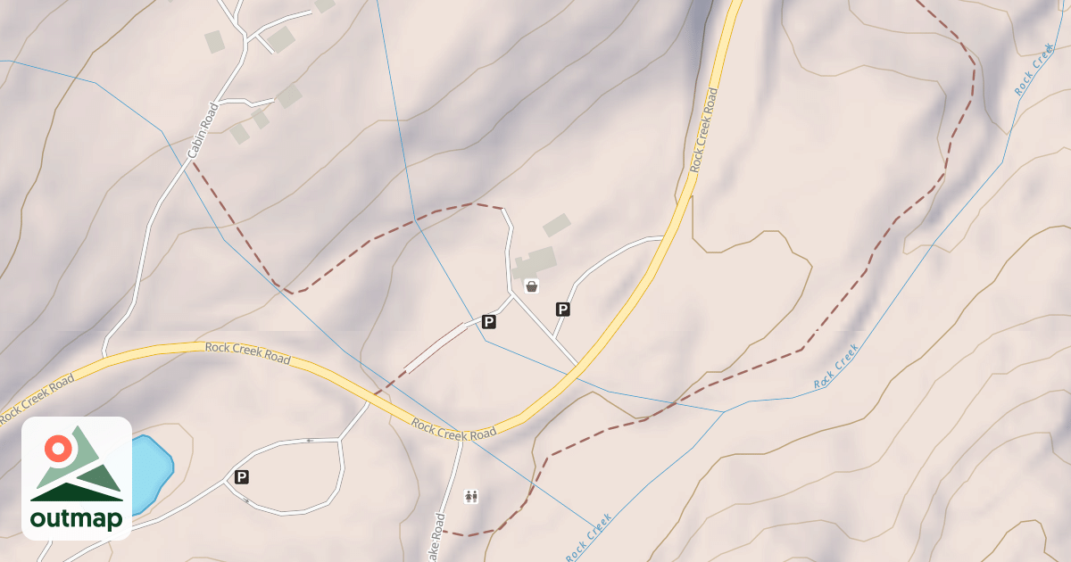 Map of BEHIND PIE IN THE SKY RD