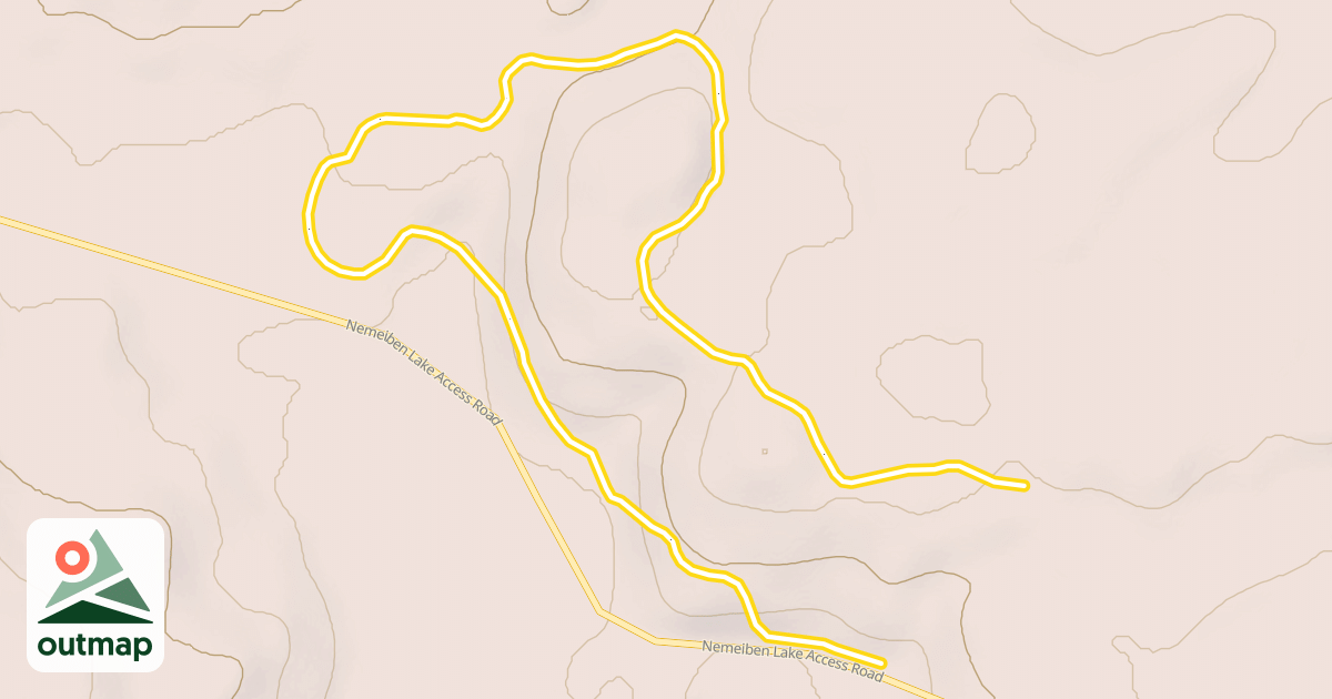 Map of 7.5 km Loop