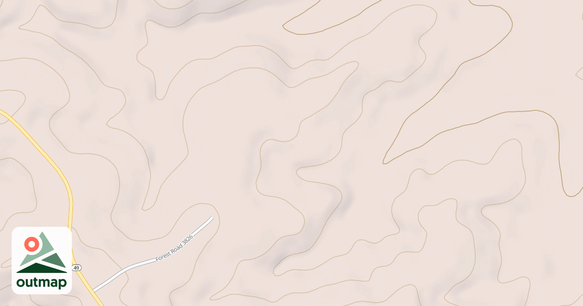 Map of WET HOLLOW RIDGE