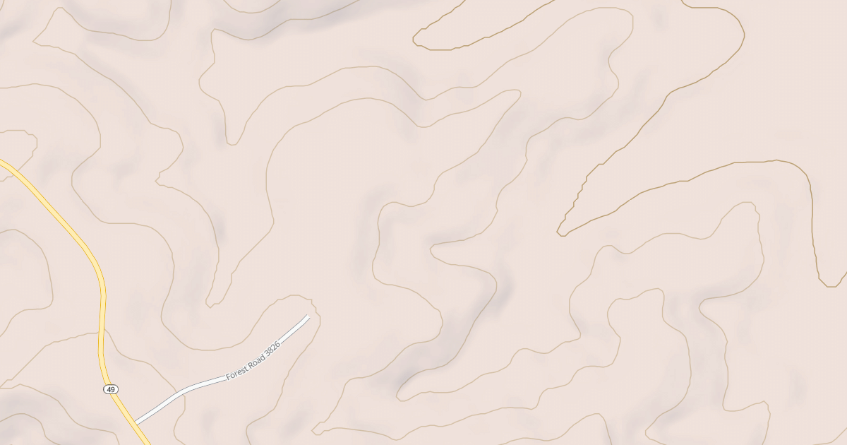 Map preview of WET HOLLOW RIDGE
